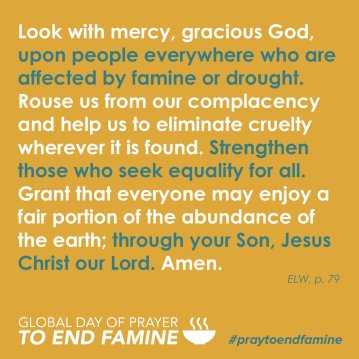 end famine elca