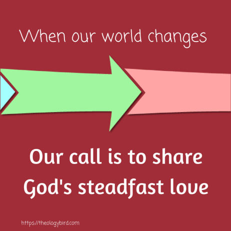 When our world changes